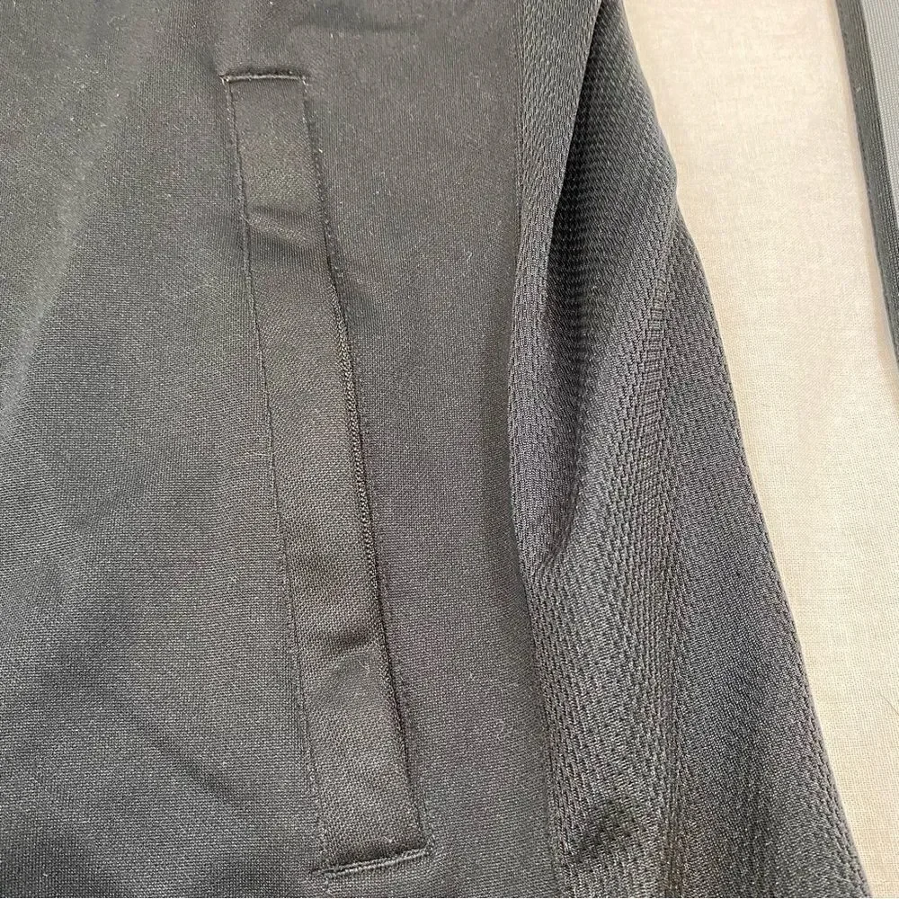 Mens Nike Black Lightweight Full‎ Zip Jacket Windbreaker XXL